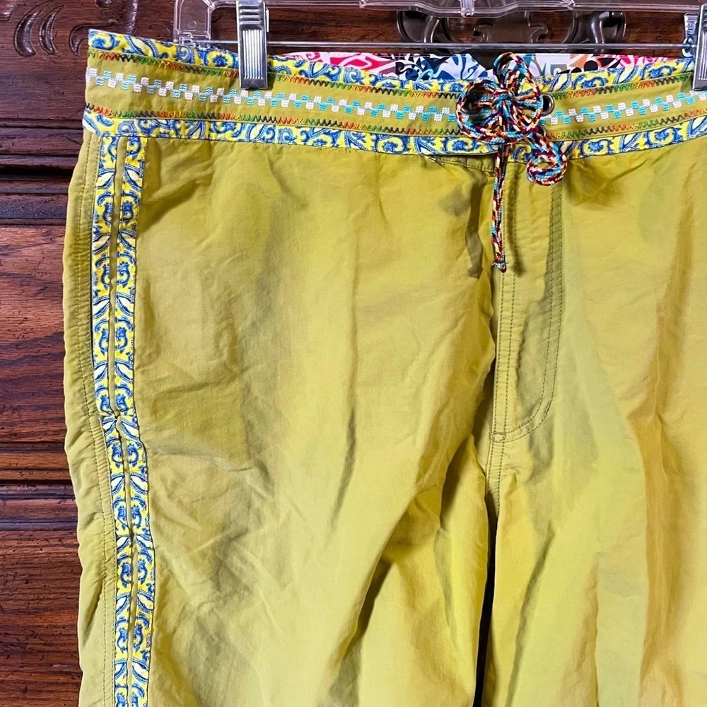 Robert Graham Green Swim Board Shorts